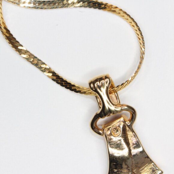 Vintage 1980s Swarovski Rainbow Gradient Baguette Necklace and Earring Set vtg - Picture 4 of 6